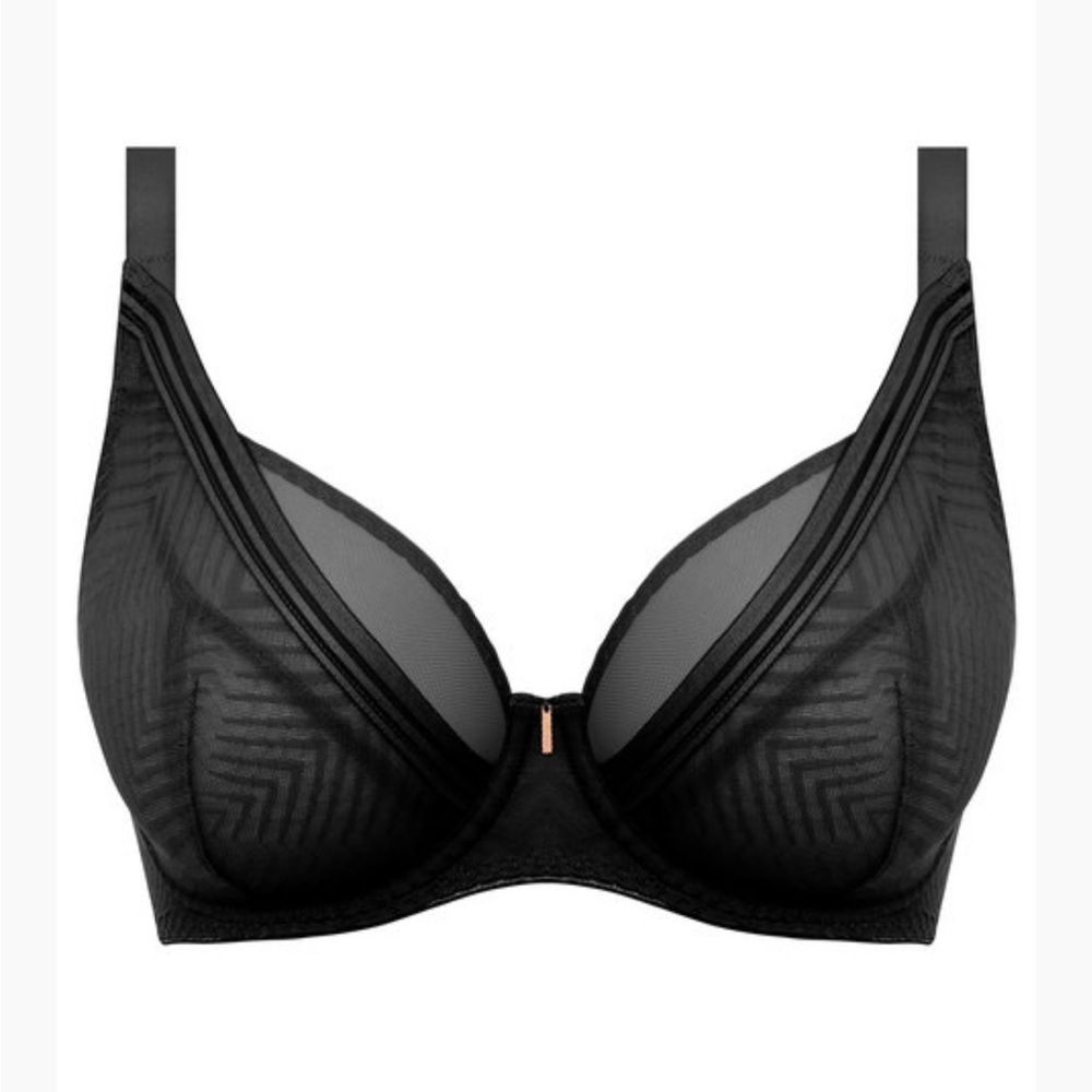 Freya Black Sheer Underwire Bra